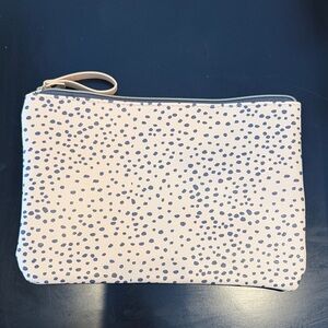 Leather Leopard Clutch